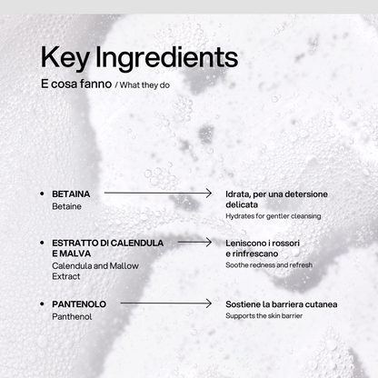 Acqua Micellare Skin First, ingredienti chiave