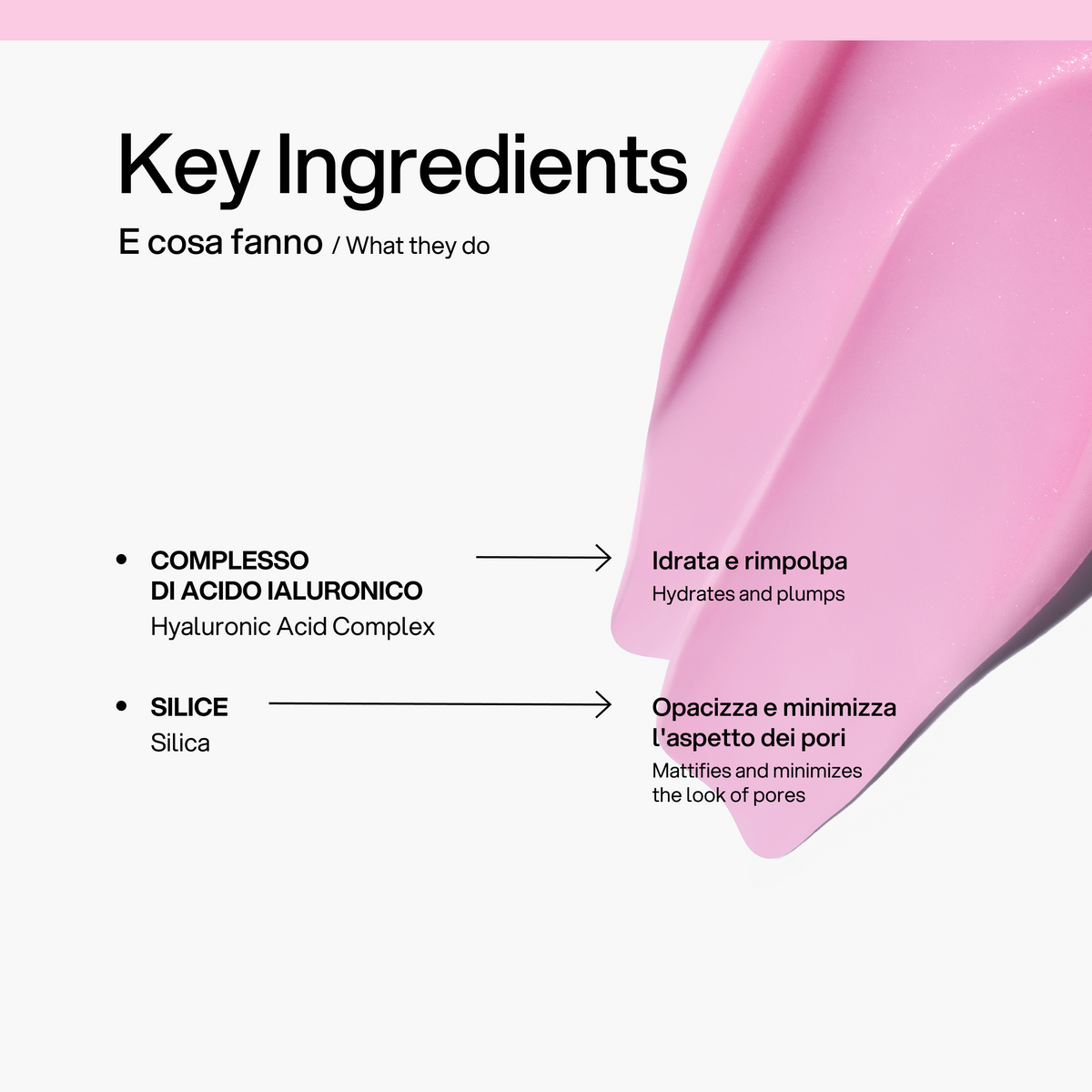 No Filter Primer Pro Skin First, ingredienti chiave