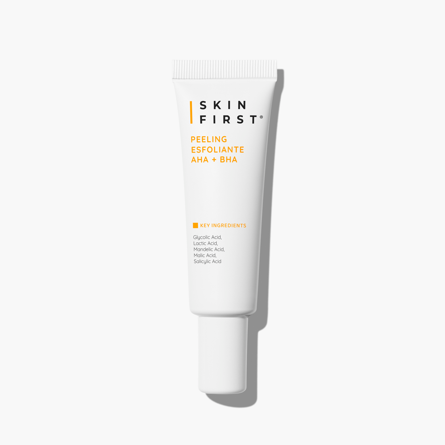 Product Packaging and Label Photo: AHA + BHA Exfoliating Peel